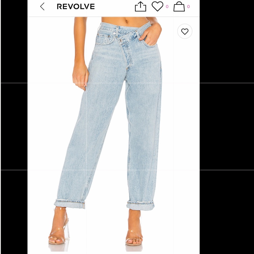 [SOLD] AGOLDE Criss Cross boyfriend Jean
